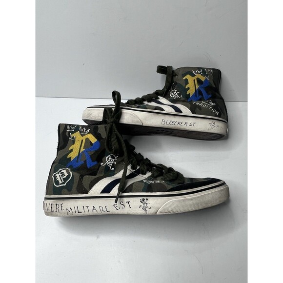 Polo Ralph Lauren Solomon Embroidered Camouflage Sneakers Men Size 7.5 D main image 8